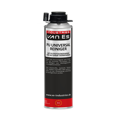 PU Universal Schaumreiniger Montage-, Bauschaum-, Pistolen Reiniger 500ml