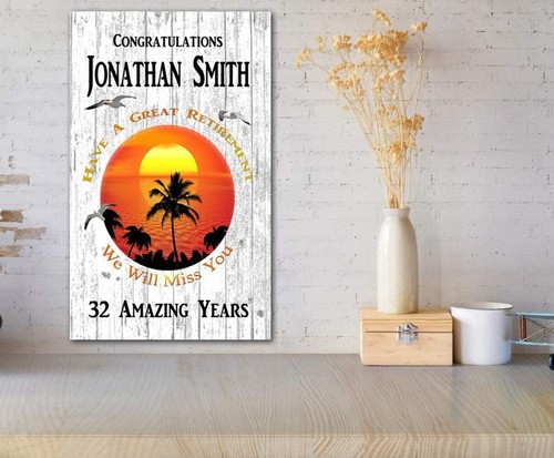 Retirement Gift Personalized Plaque - Picture 5 of 6