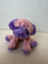 RARE  Russ Yomiko Dreamers Pink Purple Pug Plush Puppy Dog 6”