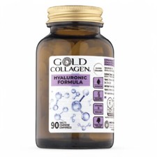 Gold Collagen Hyaluronic Formula Skin Hydration Anti-Aging Supplement 90 CPR