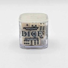 Warhammer - White - Dice Set - NIB