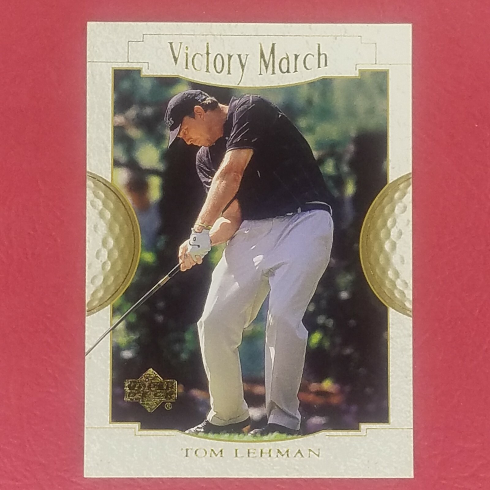 Tom Lehman 2001 Upper Deck Golf Victory March card #154