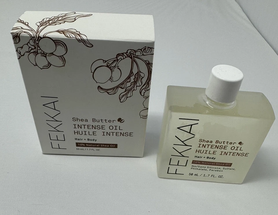 Aceite Intenso de Manteca de Karité FEKKAI HUILE INTENSO Cabello + Cuerpo 1.7oz - Nuevo Foto 4 de 4