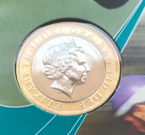 2002 COMMONWEALTH GAMES WALES TWO 2 POUND COIN BU BUNC - Picture 2 of 3