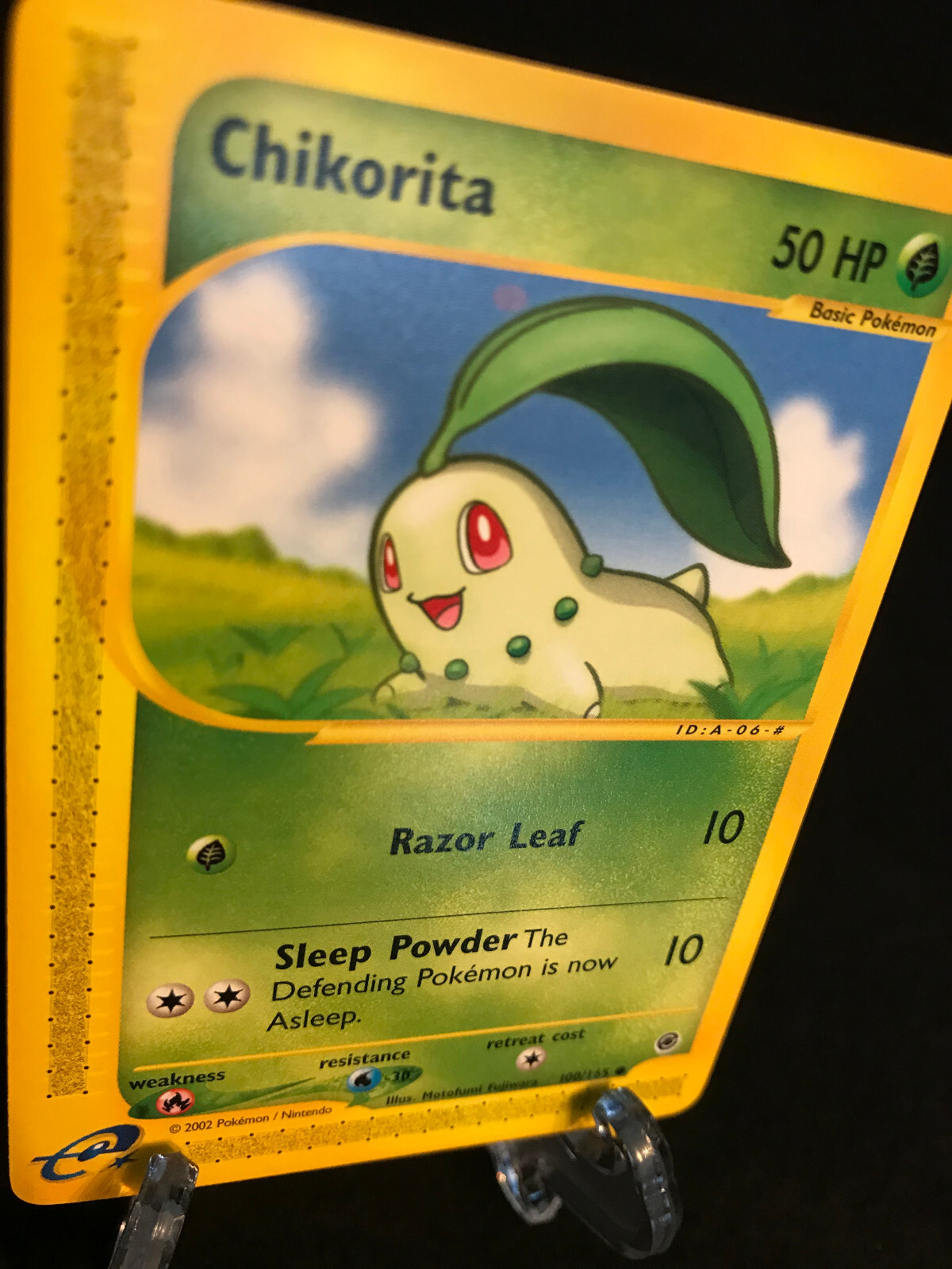 Chikorita 100/165 Expedition Common Pokémon TCG Card NM Never Played