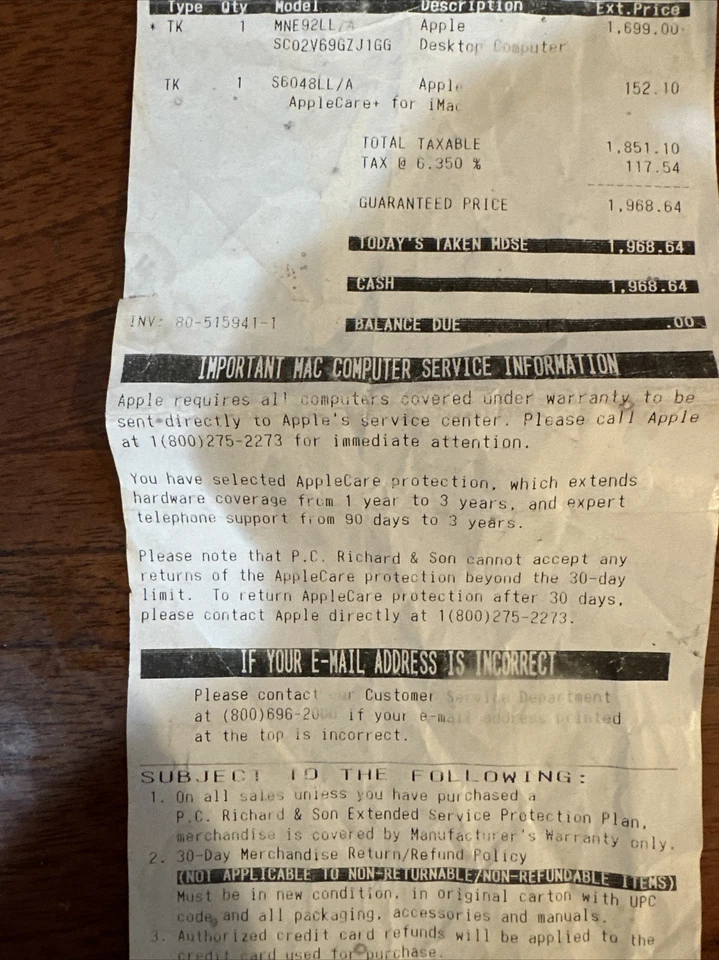 Apple iMac 27" Desktop - MNE92LL/A - Image 3 of 3