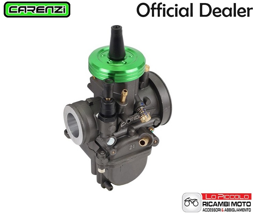 116040 CARBURATORE CARENZI RACING PWK 21 VALVOLA PIATTA NERO AM6