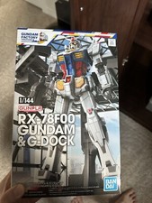 HG 1/144 RX-78F00 Gundam and G-Dock Model Kit Gundam Factory Yokohama BANDAI