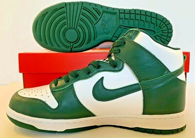 Nike Dunk High SP Spartan Green Michigan State Mens sz 12 New