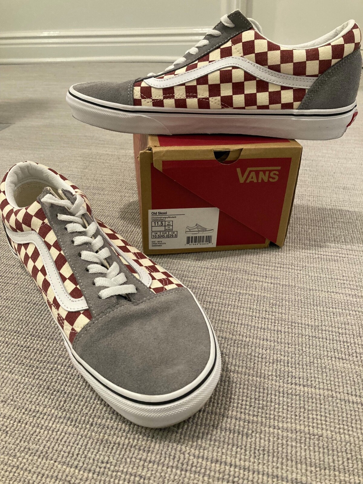 VANS Old Skool Checkerboard Rhubarb 11 
