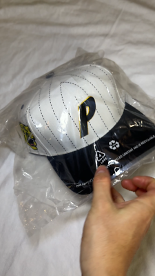 PALACE x Hanshin Tigers 5 Panel Snapback PINSTRIPE White 100% NEW