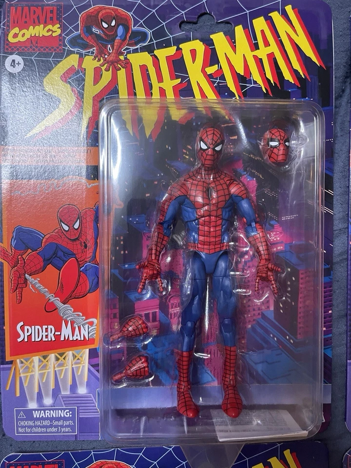 Spider-Man Marvel Legends Retro Wave 1 Colección Set De 6  Foto 2 de 4