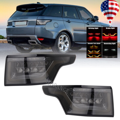 2PCS LED Tail Light Lamp Brake For Land Range Rover Sport 2014-2019 2020 2022