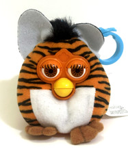 1 VINTAGE 2000 MCDONALD'S HAPPY MEAL TOY FURBY TIGER SOFT TOY