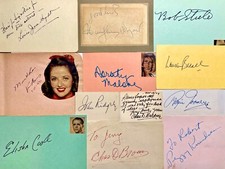 THE BIG SLEEP Autograph Signed CAST ALBUM PAGES 12 HUMPHREY BOGART 6 Photos JSA