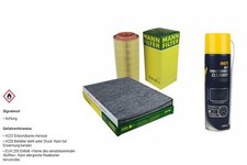 MANN FILTER Paket MANNOL Klimareiniger für VW Lupo 6X1 6E1 1.2 TDI 3L 1.4 Polo