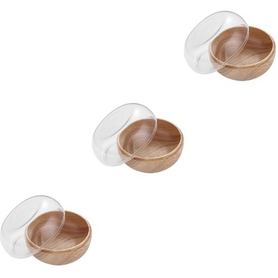  3pcs Candy Storage Tably Snacks Bowl Dessert Serving Tablett Home Hotel