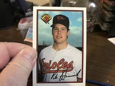 1989 Bowman Baltimore Orioles Baseball Card #14 Pete Stanicek