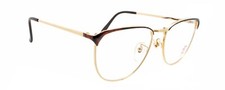 New Authentic Rare Alain Delon 2909 4 80s Vintage Tortoise Gold Metal Eyeglasses