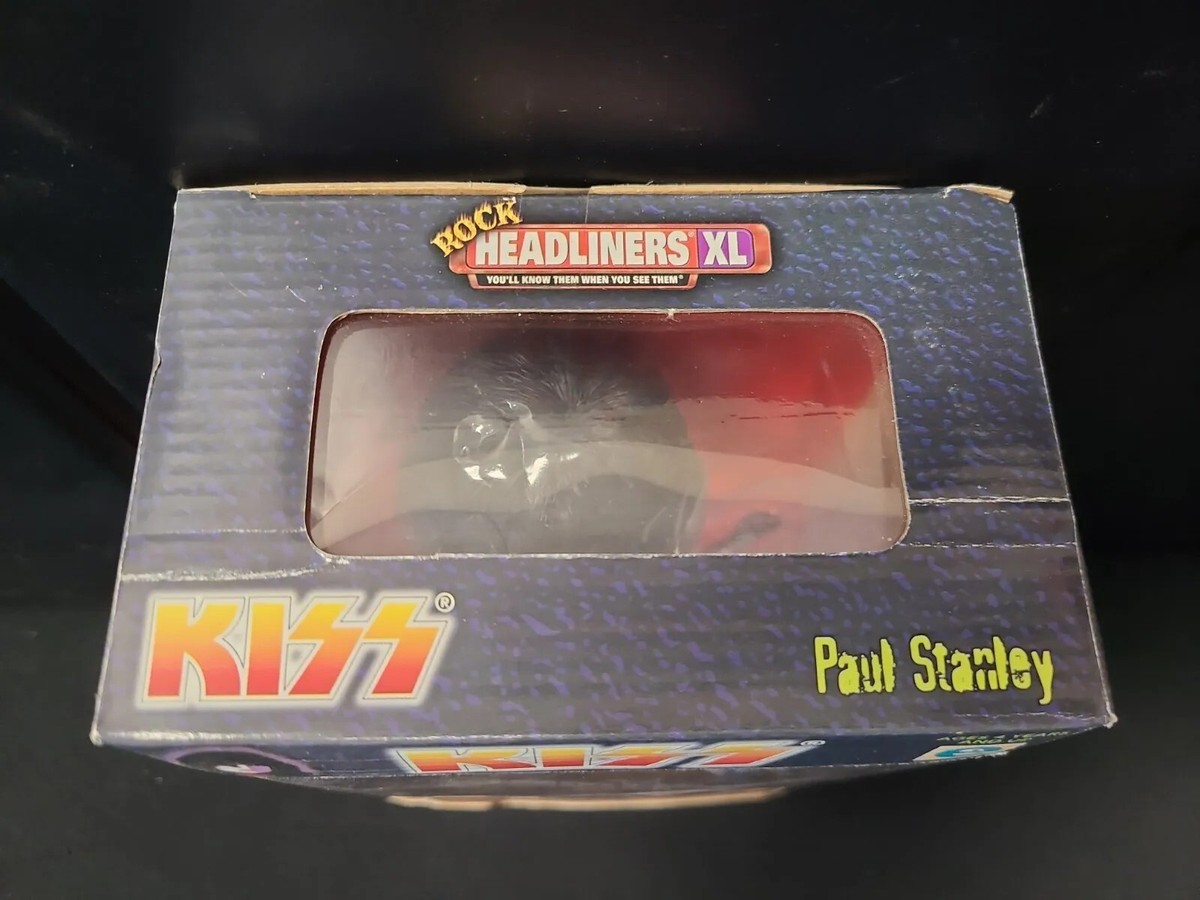 ◉KISS/HEADLINERS XL KISS PAUL STANLEY Rock Headliners XL from 1999 COA #11608 NEW IN