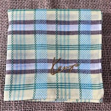 PLAIDS YELLOW LEMON CHECKS ART HANDKERCHIEF CLASSIC COTTON MEN POCKET SQUARE 18"