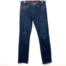 A.P.C. New Standard Selvidge Japanese Color Distressed Straight Leg Jean - 29