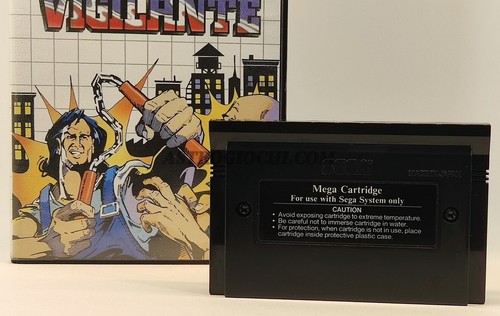SEGA MASTER SYSTEM VIGILANTE RETRO GAME VINTAGE 1988 USED IN BOX - Picture 4 of 8