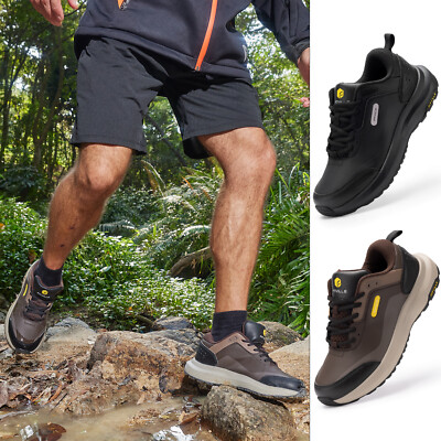 #ad FitVille Men#x27;s Wide Hiking Shoes Outdoor Walking w Arch Support $60.90