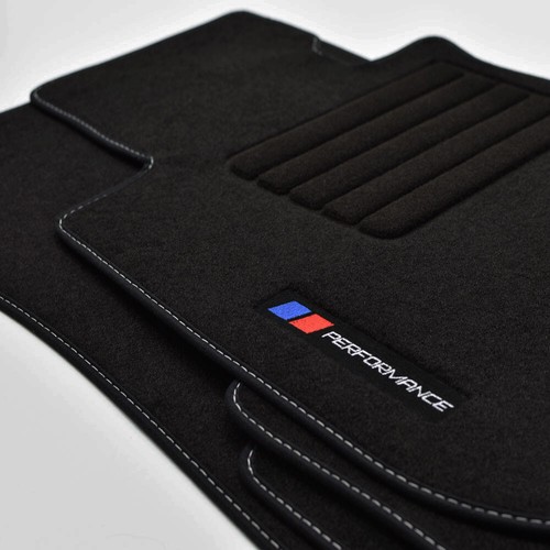 Velours Logo PB Performance Fußmatten passend für BMW 5er G30 ab Bj. 2016 - Picture 3 of 5