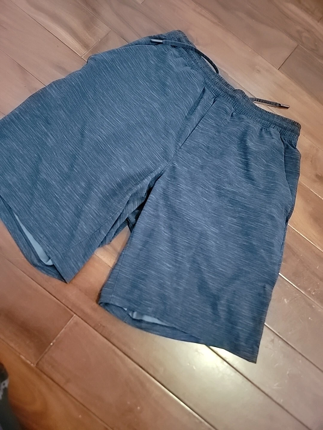 Lululemon Pace Breaker Lined Short 9" Men 3 Pocket Design Blue Medium Gym