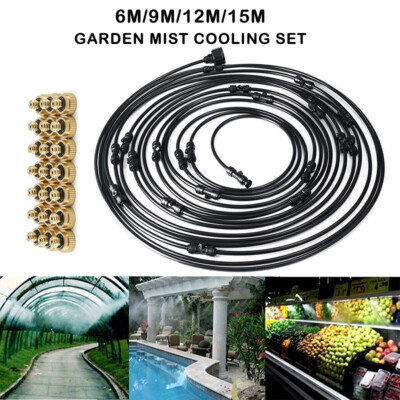 20FT-50FT Mist Cooling Irrigation System Outdoor Garden Patio