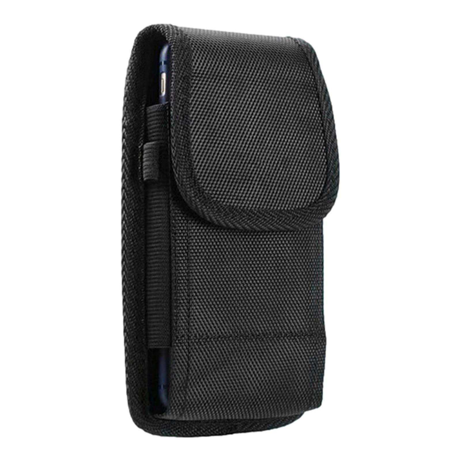 Vertical Sports Waist Pouch with Smartphone Belt Clip for Outdoor Activities-image
