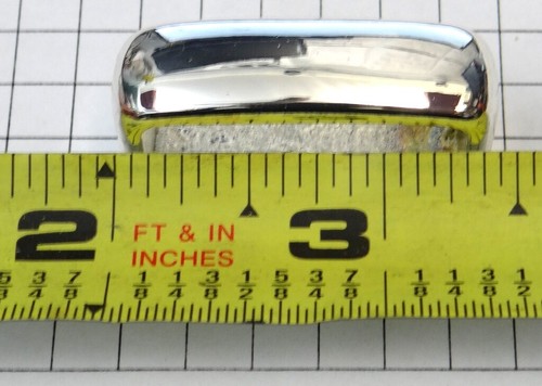Solid Brass Belt Buckle Loop - Silver Colored Finish - New - Fits 1.1875"w Belt - Picture 6 of 7