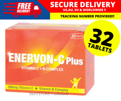 ENERVON-C Vit C 500mg + Vit B-Complex Increase Energy Immunity (32's)