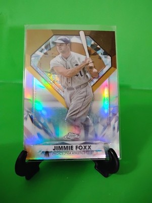 J1 2022 Topps Chrome Update Series - Diamond Greats Chrome Jimmie Foxx #DGC-68