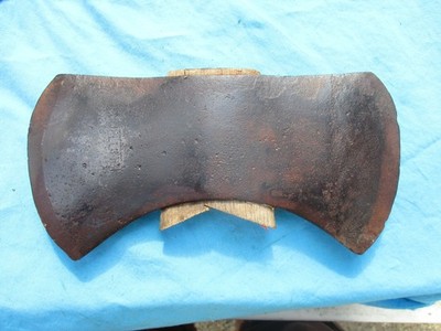 Vintage Plumb 3 5 Double Bit Axe Head As Is For Restoration