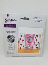 CSD2 Crafters Companion Pop Out Scene Stamp And Die Set Time To Celebrate