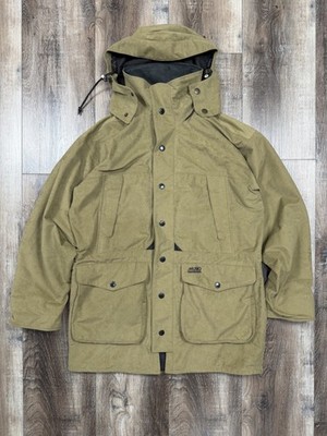 Vintage Musto Gore-Tex Jacket Performance Waterproof size Large Green Parka 2001