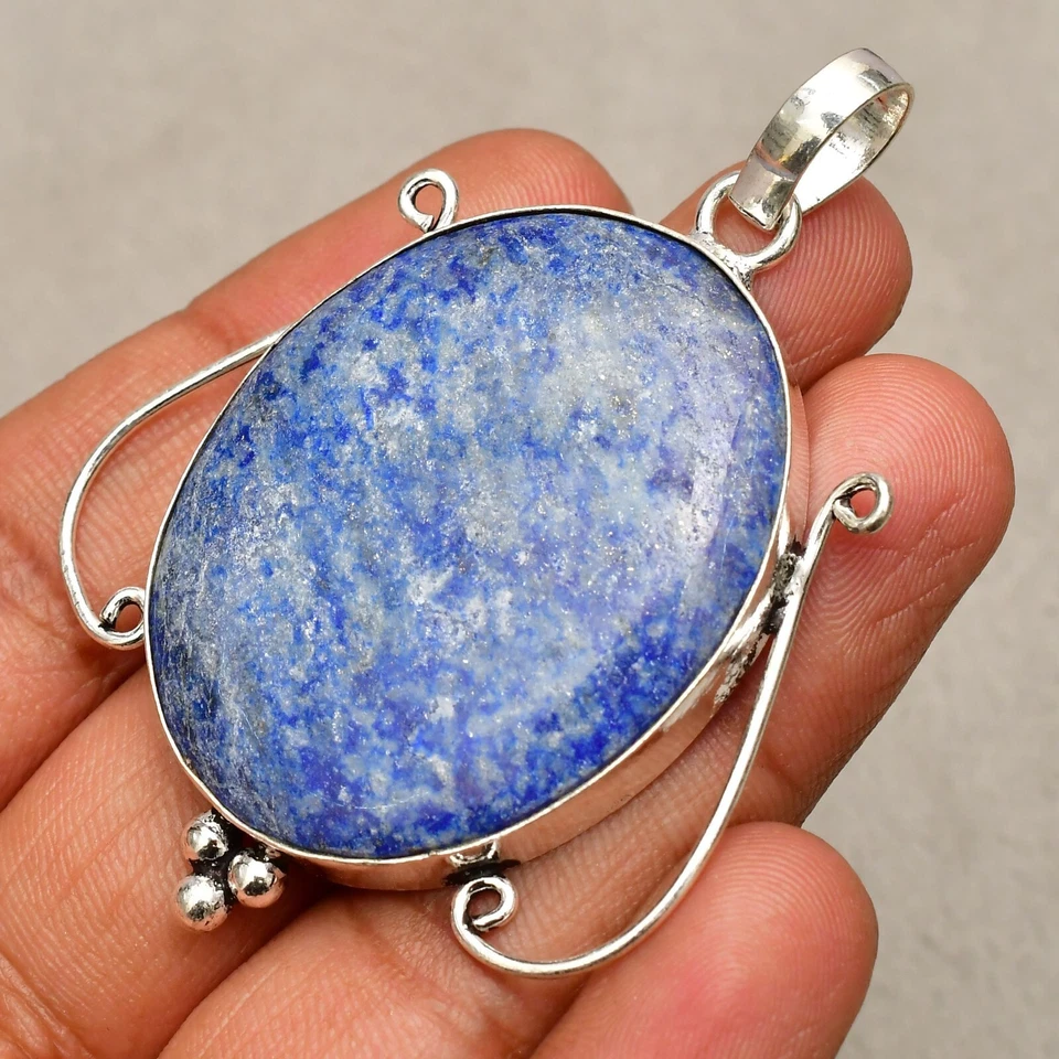 Ciondolo gioiello in argento sterling 925 fatto a mano con pietra preziosa... - Immagine 2 di 4