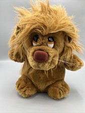 Vintage 1982 LUDICROUS LION plush stuffed animal lion doll 12 " toy Dakin  Co