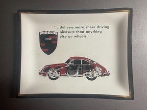 Early 1960 Porsche Dealership 356B / 356C Ashtray, Candy Dish - MEGA RARE!!