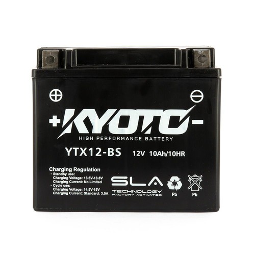 Batteria YTX12-BS Compatibile Kymco Agility, X-Town, Xciting – 12V 10Ah, Avviamento 180 CCA, Già Carica E Senza Manutenzione