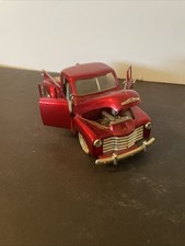 JADA DUB CITY 1951 CHEVY PICKUP TRUCK 1:24 RED FLAME  BEAUTIFUL VERY NICE TRUCK 