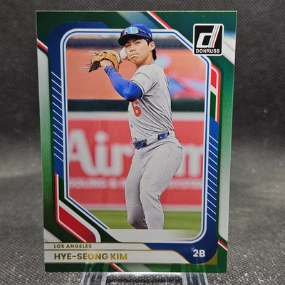 Hye-Song Kim 2026 Donruss Baseball Green /199 Los Angeles Dodgers #58
