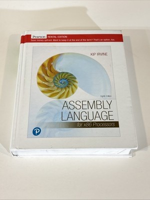 Assembly Language for x86 Processors Kip Irvine Eighth Edition 8th Ed Hardback