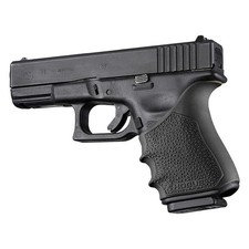 Hogue HandAll Beavertail Grip Sleeve for Glock 19/23/32/38 Gen 3  4 Black 