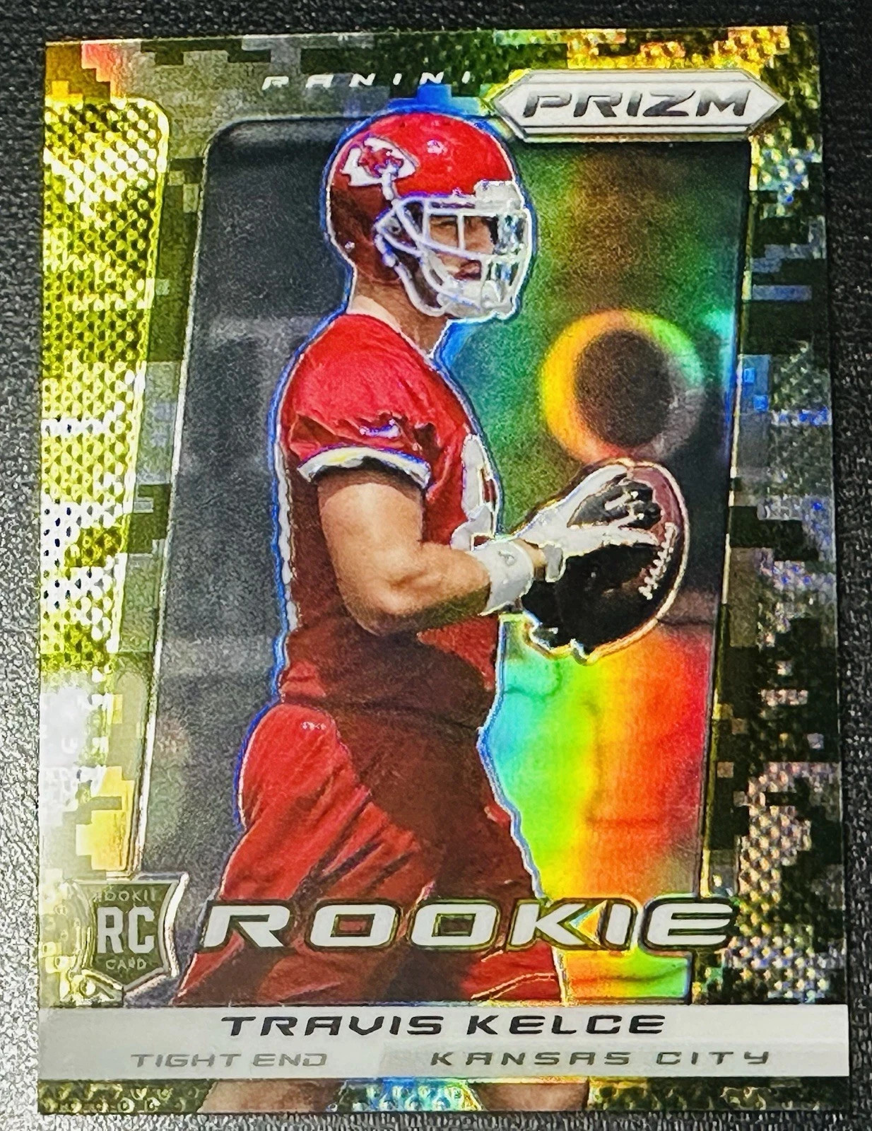 Travis Kelce Panini Prizm #292 Camo