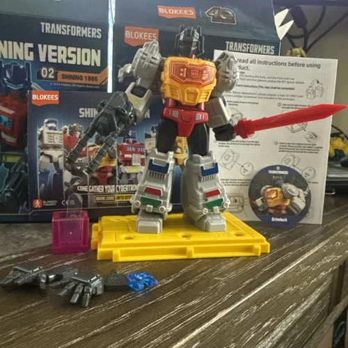 Blokees Transformers 02 1985 Grimlock Robot Mode Shining Version IN USA PreBuilt