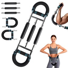 3 Rods 176-220-264lbs Twister Arm Trainer, Adjustable Chest Workout Equipment...