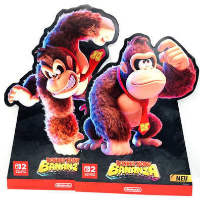 2 Pappaufsteller Donkey Kong Bonanza Switch 2 DK